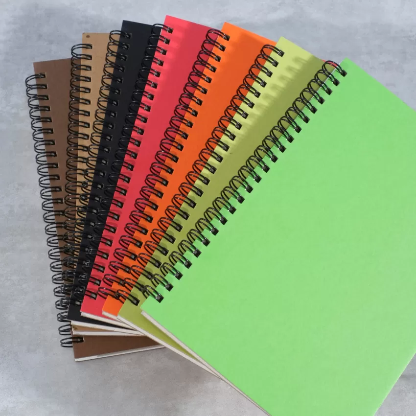 Colorful Memo Notebook, Monochrome Design, Many Color Options, Good Paper Material, Lined Paper, Quality Notebook