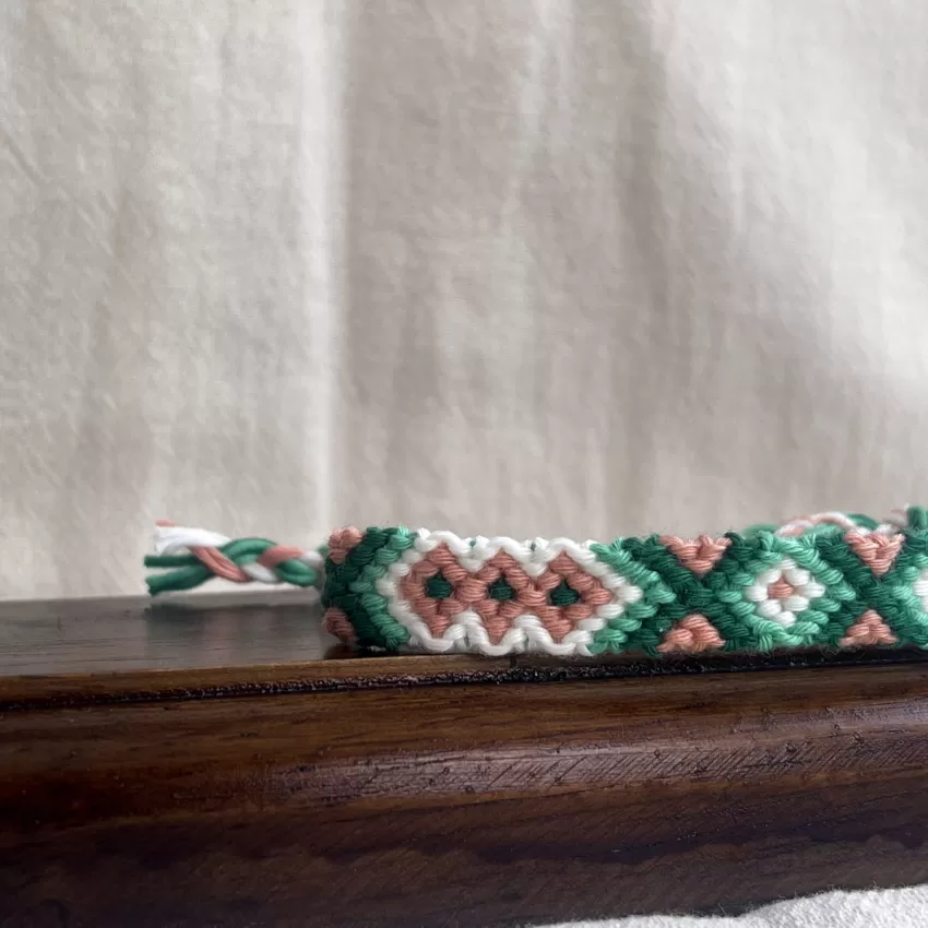 Watermelon Color Handmade Bracelet Watermelon Color Handmade Bracelet
