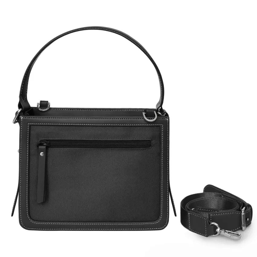 Túi Canvas Phối Da Khắc Tên - Silence, Nhiều Ngăn Nhỏ Tiện Lợi, Đựng Vừa Laptop, Nắp Gập Thời Thượng, Thiết Kế Dáng Vuông Hiện Đại Và Cá Tính Túi Canvas Phối Da Khắc Tên - Silence, Nhiều Ngăn Nhỏ Tiện Lợi, Đựng Vừa Laptop, Nắp Gập Thời Thượng, Thiết Kế Dáng Vuông Hiện Đại Và Cá Tính