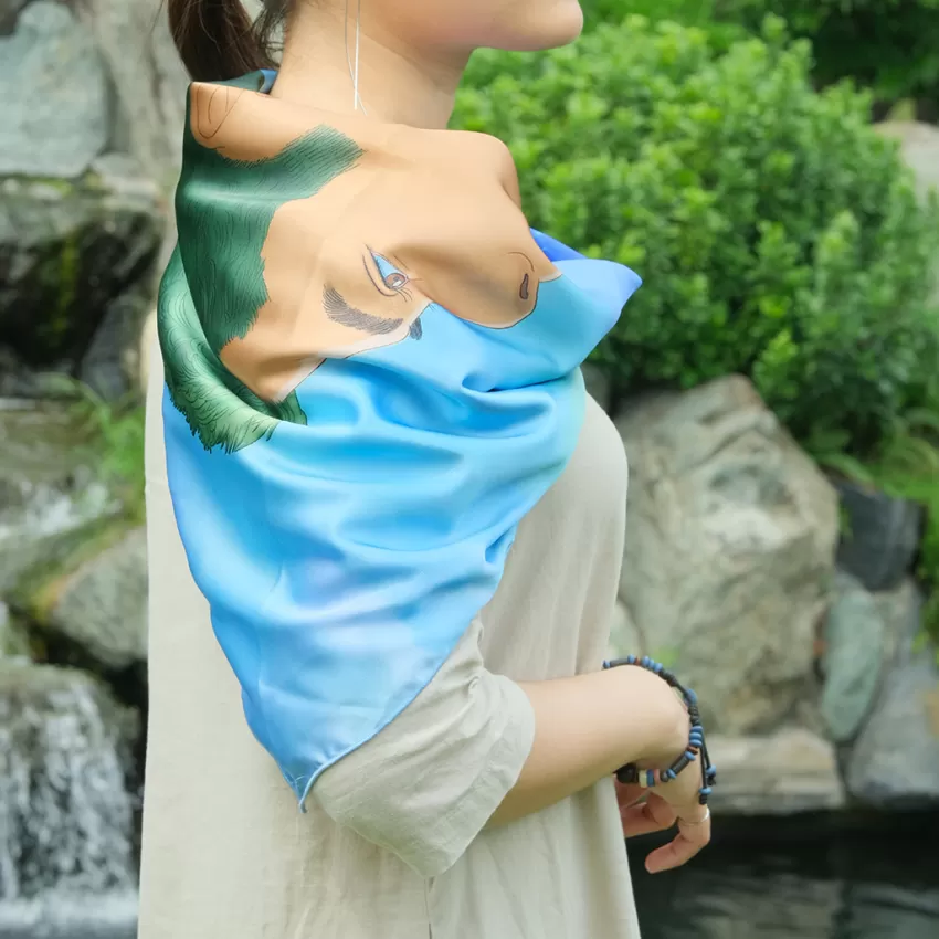 Khăn Lụa Zoro, One Piece, Khăn In Hình Zoro, Khăn Lụa One Piece, Khăn Quàng Cổ One Piece, Khăn Choàng Anime