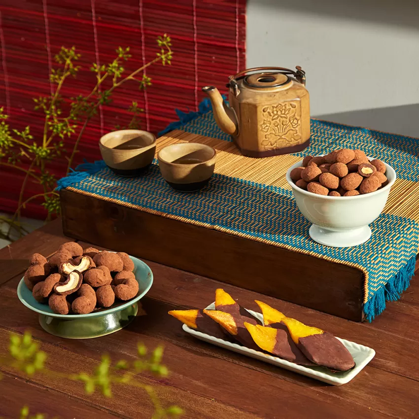 [Hỏa tốc HCM] Hộp Quà Tết Nghênh Xuân 2024 Vạn Phúc 01 - Heyday Cacao