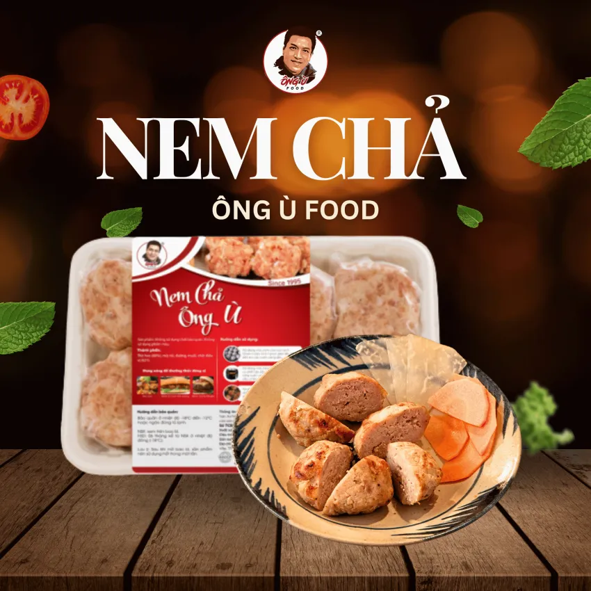 [HCMC Only] Ông Ù Chopped Meat 250G, Clean Pork, Versatile Dishes, Fresh Pork, Round Chopped Pork, Preservative-Free, Vietnamese Specialties