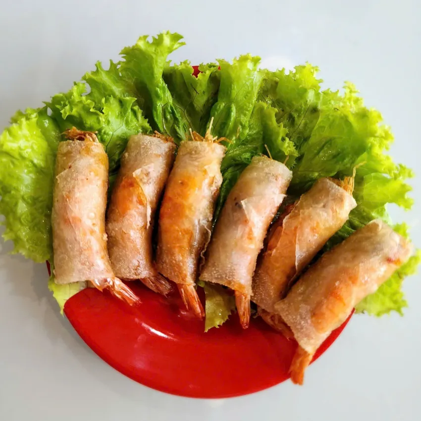 [Ship Nội Thành HCM] Chả Ram Tôm Ông Ù 250G, Món Ăn Đậm Đà Và Giòn Tan, Thành Phần Tôm Thịt, Nem Rán, Chả Giò Tôm, Dễ Chế Biến, Đặc Sản Việt Nam