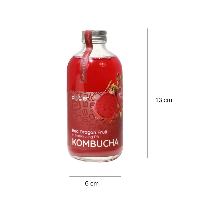 [HCMC Only] Red Dragon Fruit Kombucha, Stunning & Refreshing Drink, Fermented Tea, Good For Digestive System, Natural Ingredients, Health Gift