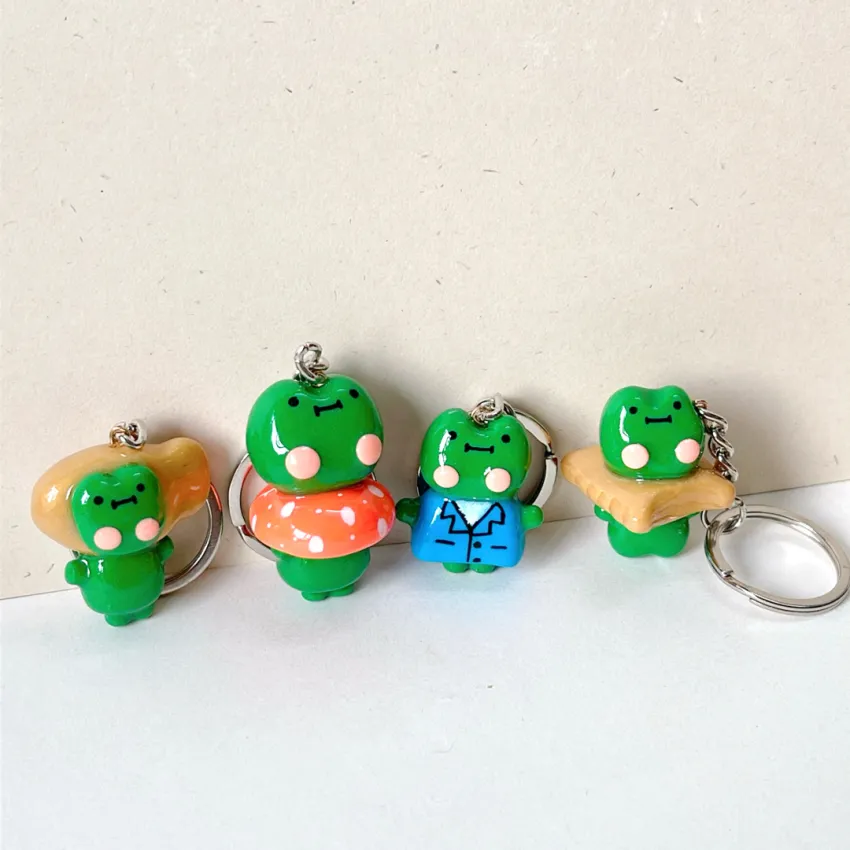 Mini Frog Keychain - DONGLAI.ILLUSTRATION | CHUS