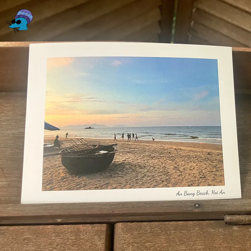 "Hoi An" Postcard, Spread The Beauty Of Vietnam, Vietnam Postcard With Envelope, Authentic Photograph, Vietnamese Gift For Foreigner, Souvenir