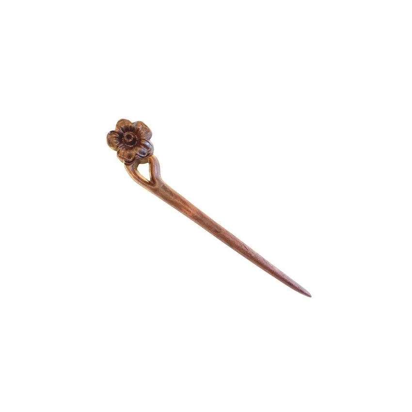 Apricot Wooden Hair Stick, Exudes Elegance, Handmade Hair Stick, Ancient Accessories, Women's Day Gift For Her, Birthday Gift For Mom, Handmade Gift