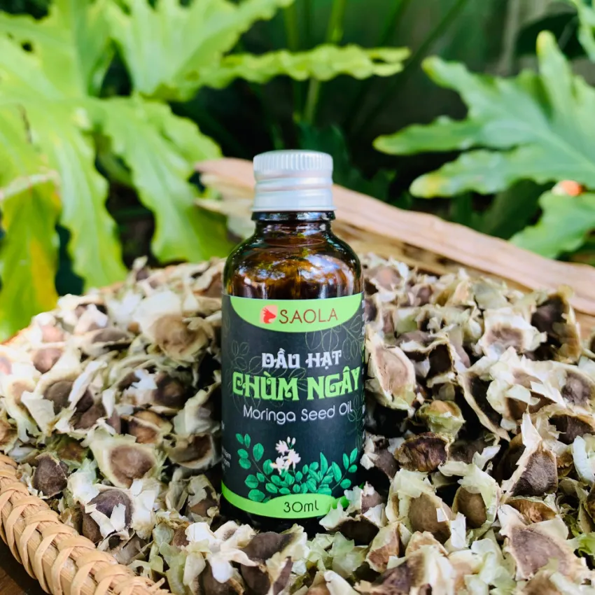 Dầu Hạt Chùm Ngây, Dưỡng Da & Tóc Khỏe Mạnh, Tinh Dầu Hương Thảo Dược Dễ Chịu, Tinh Dầu Thiên Nhiên Chăm Sóc Da, Tinh Dầu Mọc Tóc, An Toàn Cho Mẹ Bầu