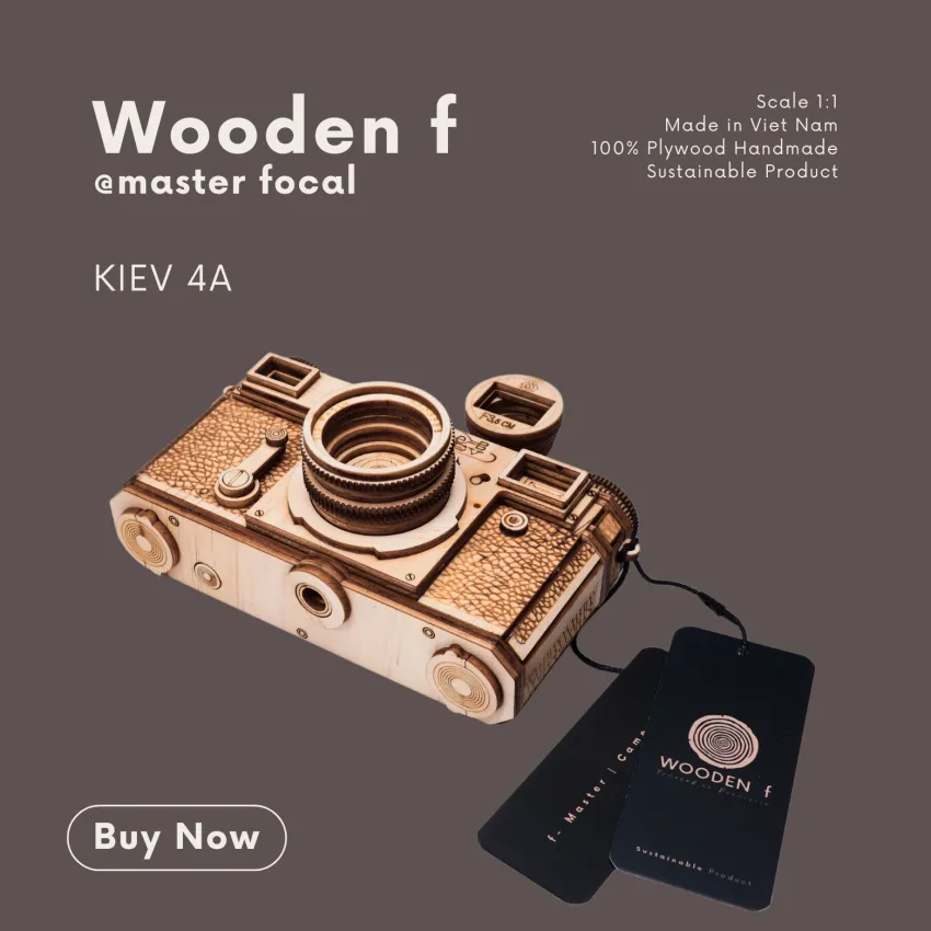 Mô Hình Camera Kiev 4A Gỗ Tỉ Lệ Thật, Không Gian Cổ Điển Khó Quên, Mô Hình Máy Ảnh Gỗ, Mô Hình Thủ Công, Trang Trí Nhà Cửa, Quà Lưu Niệm Độc Đáo