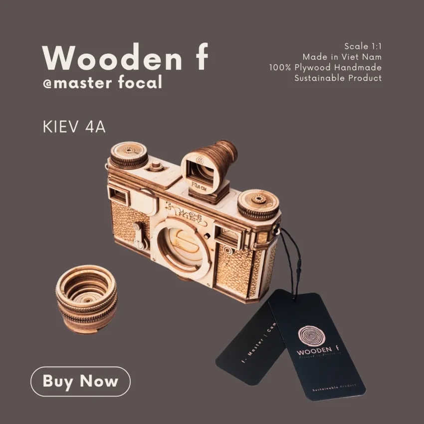 Mô Hình Camera Kiev 4A Gỗ Tỉ Lệ Thật, Không Gian Cổ Điển Khó Quên, Mô Hình Máy Ảnh Gỗ, Mô Hình Thủ Công, Trang Trí Nhà Cửa, Quà Lưu Niệm Độc Đáo