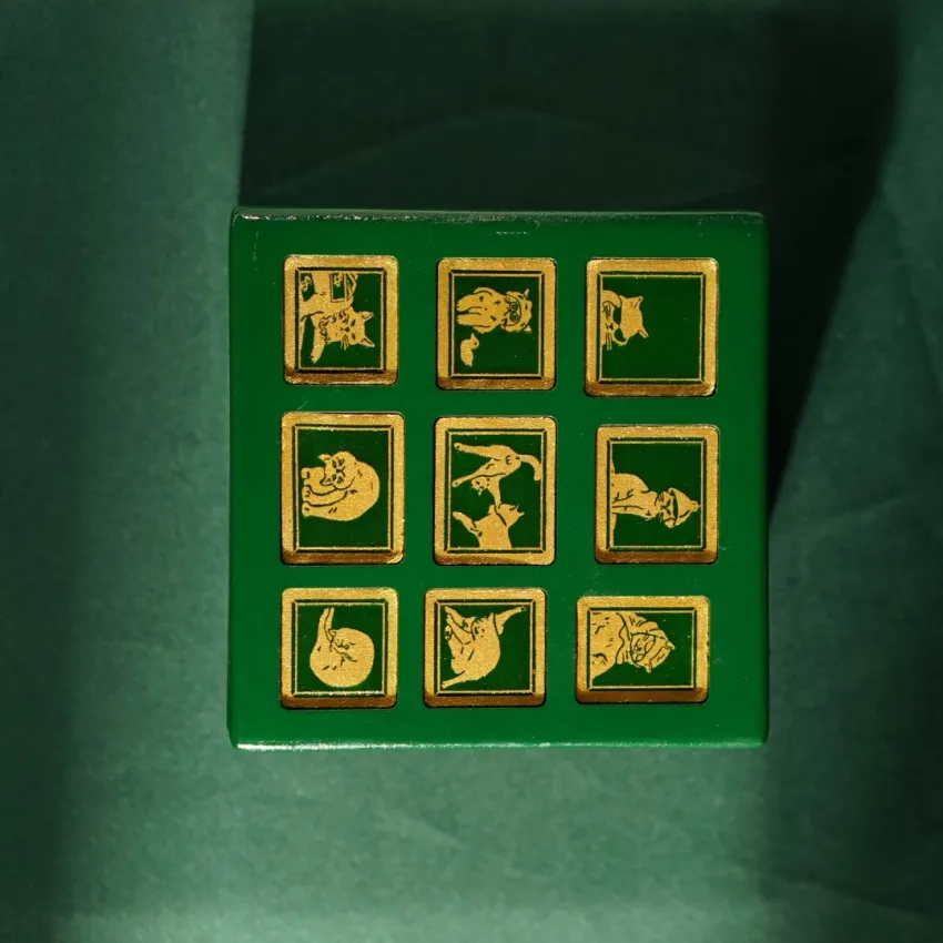 "Cat & Box" Wooden Jewelry Box With Brass Hinges, Stunningly Luxurious & Refined Appearance, Premium Jewelry Box, Vietnamese Souvenir, Premium Gift