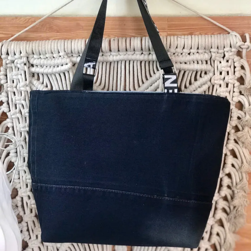 Bling Tote Bag From Old Jeans, The Accessory That Helps You Shine, Convenient Recycled Handbag, Sustainable Fashion Accessory, Unique Birthday Gift Bling Tote Bag From Old Jeans, The Accessory That Helps You Shine, Convenient Recycled Handbag, Sustainable Fashion Accessory, Unique Birthday Gift
