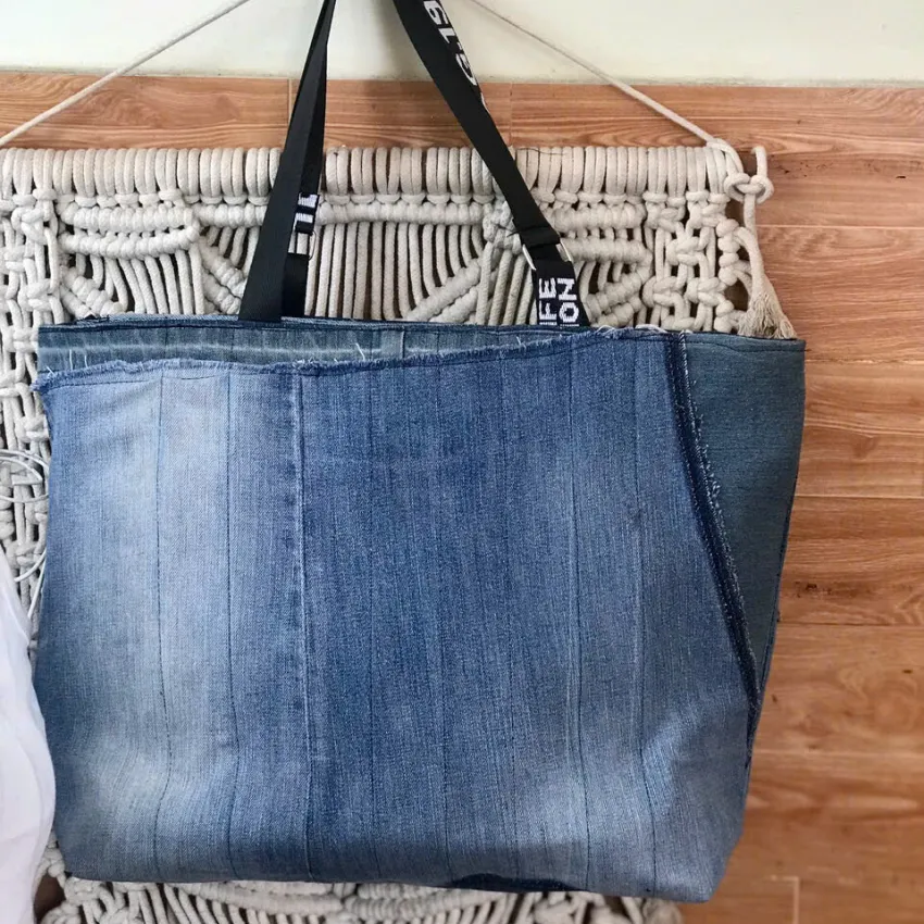 Túi Tote 5 Sao Từ Jeans Tái Chế, Sự Khác Biệt Của Thời Trang Bền Vững, Túi Vải Tái Chế, Phụ Kiện Thời Trang Ứng Dụng, Quà Tặng Thủ Công Sáng Tạo Túi Tote 5 Sao Từ Jeans Tái Chế, Sự Khác Biệt Của Thời Trang Bền Vững, Túi Vải Tái Chế, Phụ Kiện Thời Trang Ứng Dụng, Quà Tặng Thủ Công Sáng Tạo