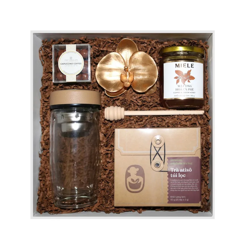 Hộp Quà "Enjoy Simplicity", Rung Cảm Từ Những Điều Mộc Mạc, Set Quà Trà Cùng Socola & Mật Ong, Hộp Quà Sinh Nhật, Quà Tặng Doanh Nghiệp, Quà Màu Nâu Hộp Quà "Enjoy Simplicity", Rung Cảm Từ Những Điều Mộc Mạc, Set Quà Trà Cùng Socola & Mật Ong, Hộp Quà Sinh Nhật, Quà Tặng Doanh Nghiệp, Quà Màu Nâu