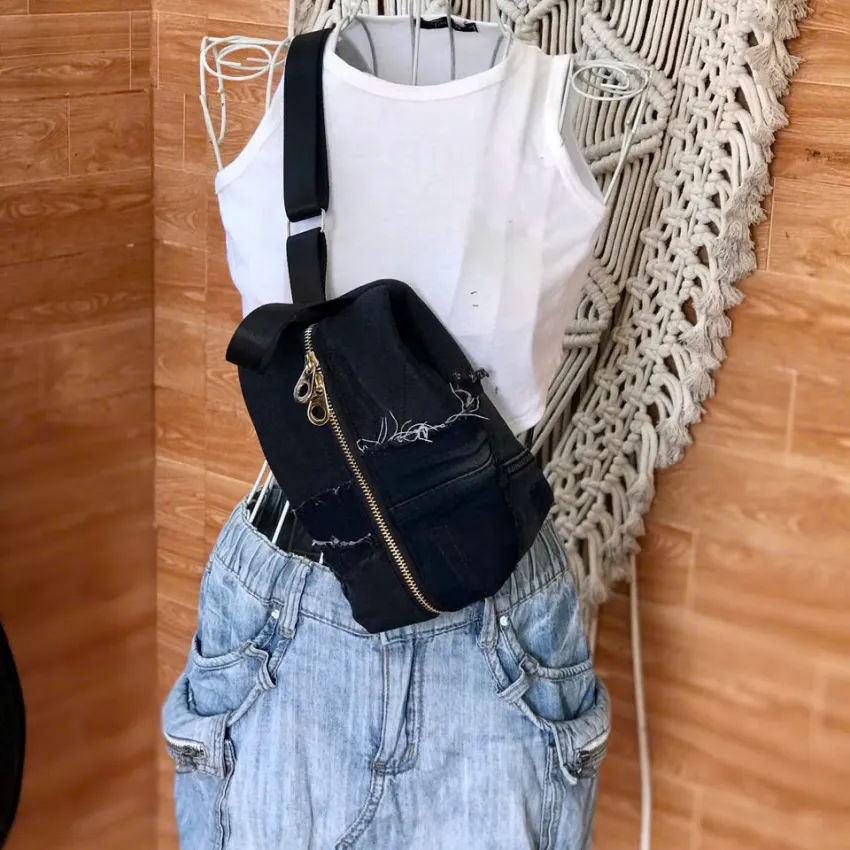 Túi Đeo Chéo Balo Mini K7 Từ Jeans Tái Chế, Thì Thầm Về Cá Tính Riêng, Túi Xách Độc Bản, Phụ Kiện Thời Trang Bền Vững, Quà Sinh Nhật Độc Đáo Túi Đeo Chéo Balo Mini K7 Từ Jeans Tái Chế, Thì Thầm Về Cá Tính Riêng, Túi Xách Độc Bản, Phụ Kiện Thời Trang Bền Vững, Quà Sinh Nhật Độc Đáo