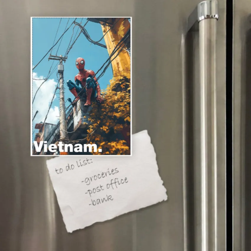 Nam Châm Hít Tủ Lạnh In Hình Du Lịch Việt Nam, Thiết Kế Độc Quyền, Nam Châm Tủ Lạnh, Nam Châm Nghệ Thuật, Đồ Dùng Nhà Bếp, Quà Lưu Niệm Việt Nam,