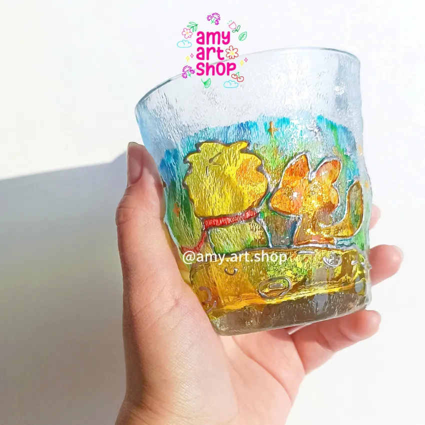Hand-Painted Little Prince Glass Cup, Custom Personalization, Touch Of Magic For Dynamic Days, Glass Mug, Home Decor, Personalized Gift, Birthday Gift Hand-Painted Little Prince Glass Cup, Custom Personalization, Touch Of Magic For Dynamic Days, Glass Mug, Home Decor, Personalized Gift, Birthday Gift