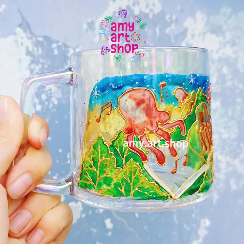 Ly Thủy Tinh Vẽ Tay "Vũ Điệu Bạch Tuột Rực Rỡ", Vẽ Tên Theo Yêu Cầu, Ly Nghệ Thuật, Ly Văn Phòng, Cốc Thủ Công, Quà Tặng Cá Nhân Hóa, Quà Sinh Nhật Ly Thủy Tinh Vẽ Tay "Vũ Điệu Bạch Tuột Rực Rỡ", Vẽ Tên Theo Yêu Cầu, Ly Nghệ Thuật, Ly Văn Phòng, Cốc Thủ Công, Quà Tặng Cá Nhân Hóa, Quà Sinh Nhật