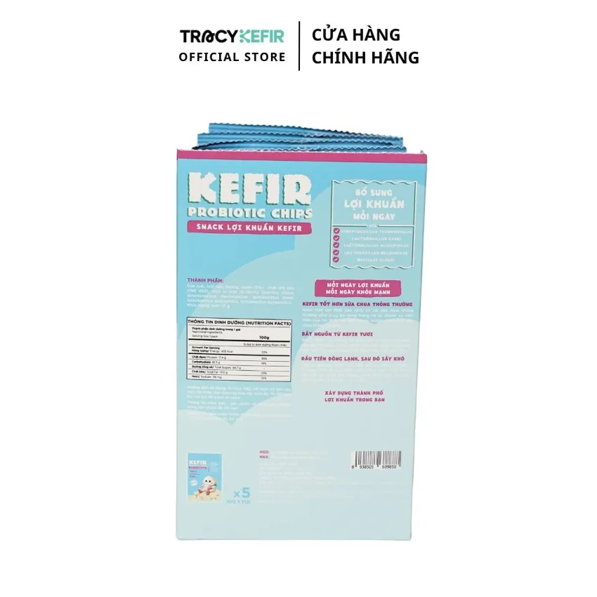Original Flavor Kefir Probiotic Chips Box (5 Packs), Best Friend Of Your Gut, Nutritious Snack, Original Kefir Grains, Health Gift For All Ages Original Flavor Kefir Probiotic Chips Box (5 Packs), Best Friend Of Your Gut, Nutritious Snack, Original Kefir Grains, Health Gift For All Ages