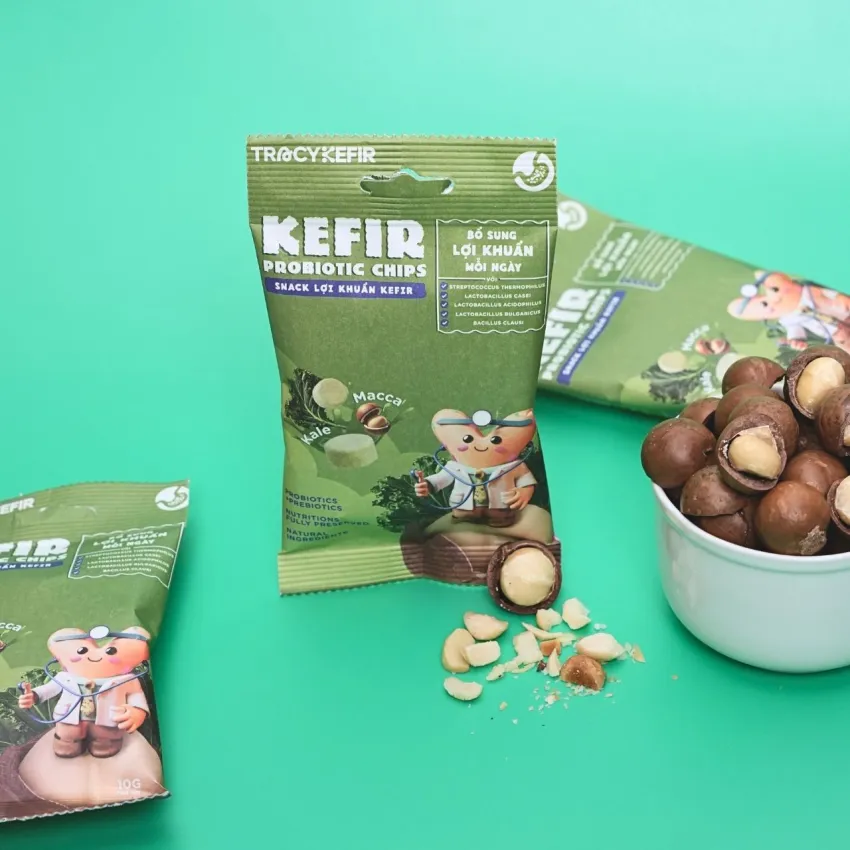 Kale & Macadamia Flavor Probiotic Chips Box (5 Packs), Rich & Refreshing, Unique Flavor Snacking, Light Snack, Nutritious Food, Family Health Gift Kale & Macadamia Flavor Probiotic Chips Box (5 Packs), Rich & Refreshing, Unique Flavor Snacking, Light Snack, Nutritious Food, Family Health Gift