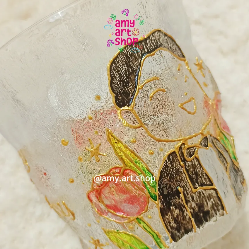 Custom Hand-Painted Portrait Glass Cup, Unfading Impression, Frosted Glass Cup, Personalized Glass, Souvenirs, Birthday Gift, Personalized Gift Custom Hand-Painted Portrait Glass Cup, Unfading Impression, Frosted Glass Cup, Personalized Glass, Souvenirs, Birthday Gift, Personalized Gift