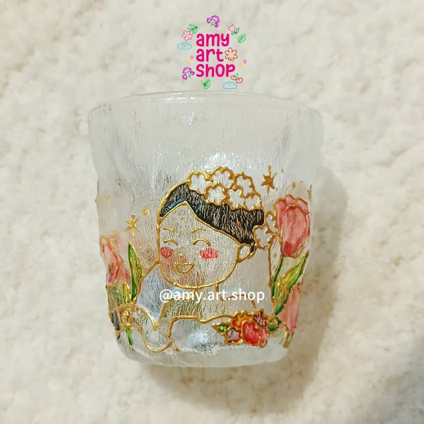 Custom Hand-Painted Portrait Glass Cup, Unfading Impression, Frosted Glass Cup, Personalized Glass, Souvenirs, Birthday Gift, Personalized Gift Custom Hand-Painted Portrait Glass Cup, Unfading Impression, Frosted Glass Cup, Personalized Glass, Souvenirs, Birthday Gift, Personalized Gift