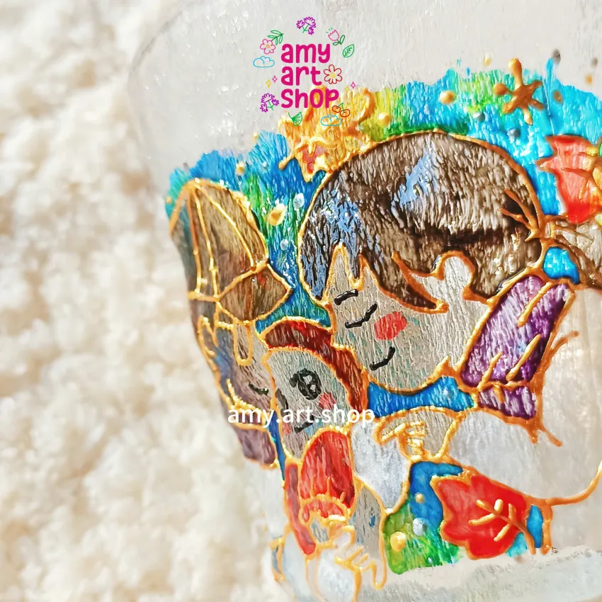 Custom Hand-Painted Portrait Glass Cup, Unfading Impression, Frosted Glass Cup, Personalized Glass, Souvenirs, Birthday Gift, Personalized Gift Custom Hand-Painted Portrait Glass Cup, Unfading Impression, Frosted Glass Cup, Personalized Glass, Souvenirs, Birthday Gift, Personalized Gift