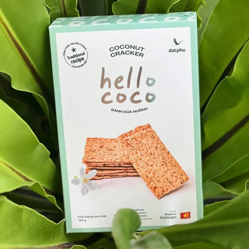 Da Nang Grilled Coconut Cracker, Sweet Richness From Vietnam, Crispy Melting Grilled Coconut Cake, Vietnamese Specialty, Vietnam Gift For Foreigners Da Nang Grilled Coconut Cracker, Sweet Richness From Vietnam, Crispy Melting Grilled Coconut Cake, Vietnamese Specialty, Vietnam Gift For Foreigners