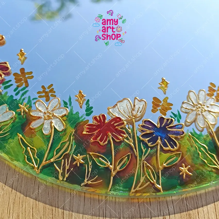 Hand-Painted Art Mirror With Custom Name, Your Own Magic, Art Mirror, Premium Wooden Frame Mirror, Personalized Gift, Vietnamese Souvenirs, Birthday Gift Hand-Painted Art Mirror With Custom Name, Your Own Magic, Art Mirror, Premium Wooden Frame Mirror, Personalized Gift, Vietnamese Souvenirs, Birthday Gift