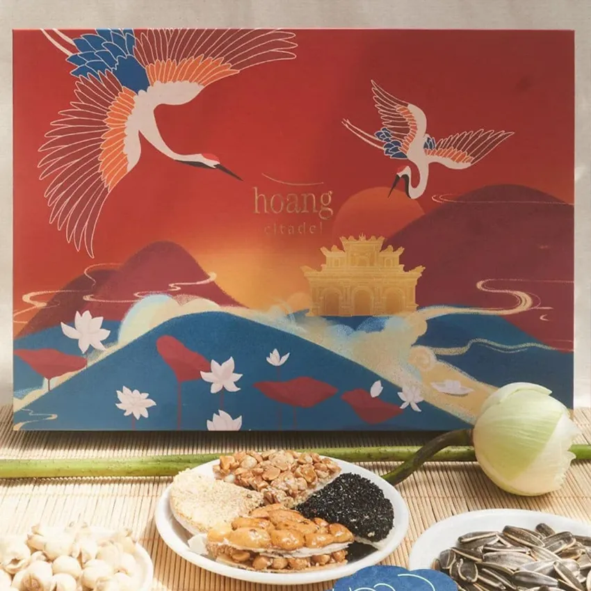 "CITADEL" Gift Box, Bundled Vietnamese Delicacies, Specialty Gift Set Fruit Preserves & Coffee, Vietnamese Specialty, Vietnam Gift For Foreigners "CITADEL" Gift Box, Bundled Vietnamese Delicacies, Specialty Gift Set Fruit Preserves & Coffee, Vietnamese Specialty, Vietnam Gift For Foreigners