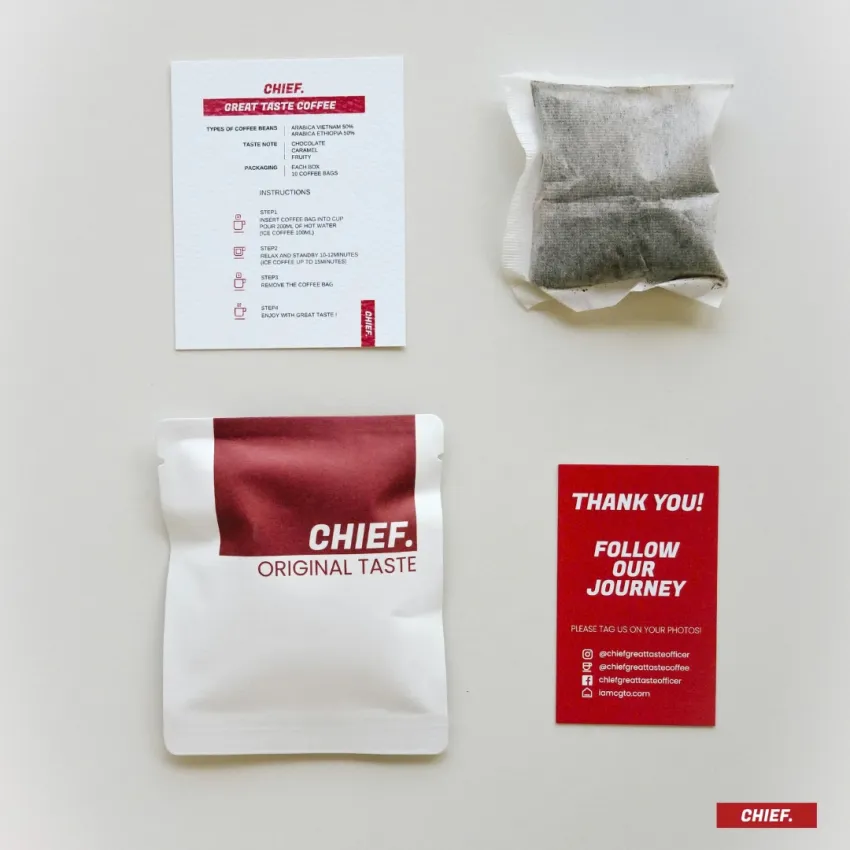 Cà Phê Túi Lọc Great Taste, Hộp 10 Túi Lọc, Hương Vị Thượng Hạng, Hạt Arabica Việt Nam & Ethipipa, Cà Phê Cao Cấp, Cà Phê Việt Nam, Quà Tặng Đồng Nghiệp