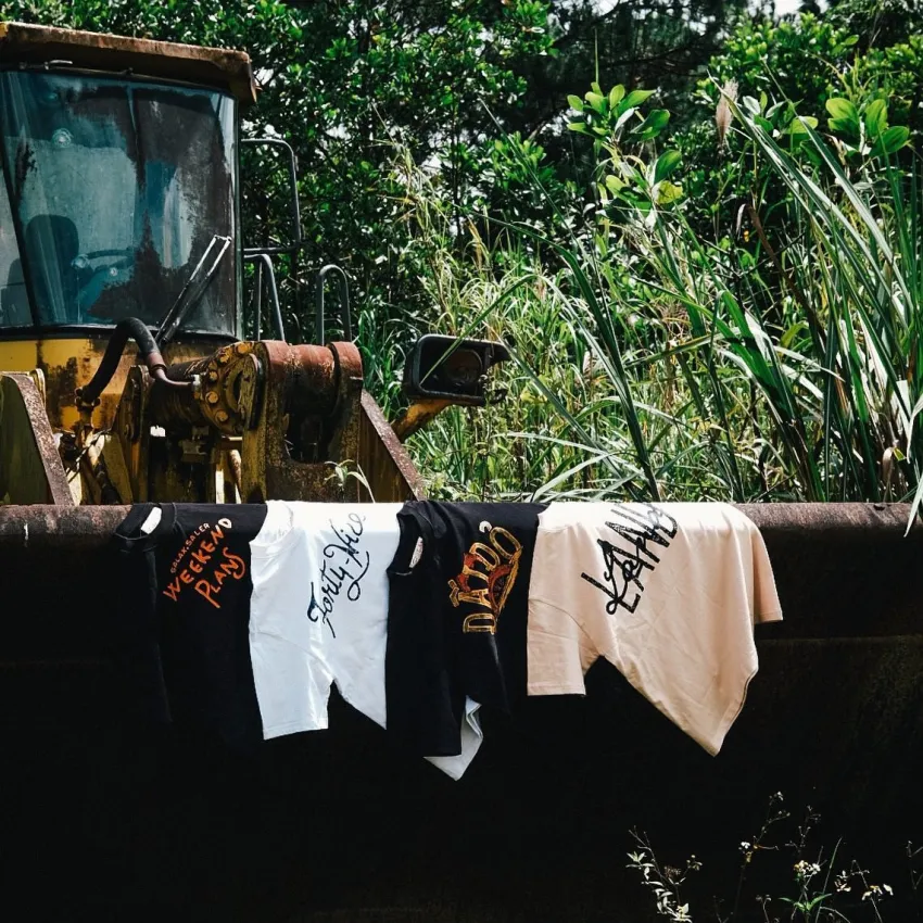 Black "Weekend Plans" Cotton T-Shirt, Your Own Time & Space, Energetic Graphic Tee, Designer Streetwear, Unique Style, Birthday Gift, Vietnamese Souvenirs