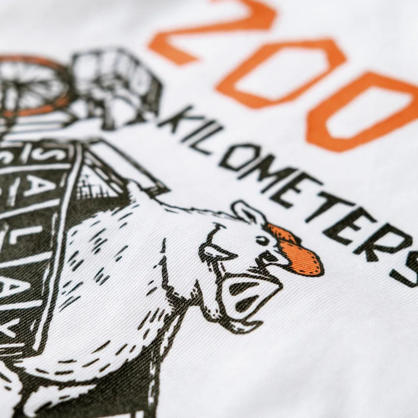 Áo Thun Cotton "200km", Chút Niềm Vui Cho Hành Trình, Áo Phông Họa Tiết Độc Quyền, Áo Phông Unisex, Áo Nhóm, Dễ Phối Đồ, Quà Sinh Nhật Ấn Tượng