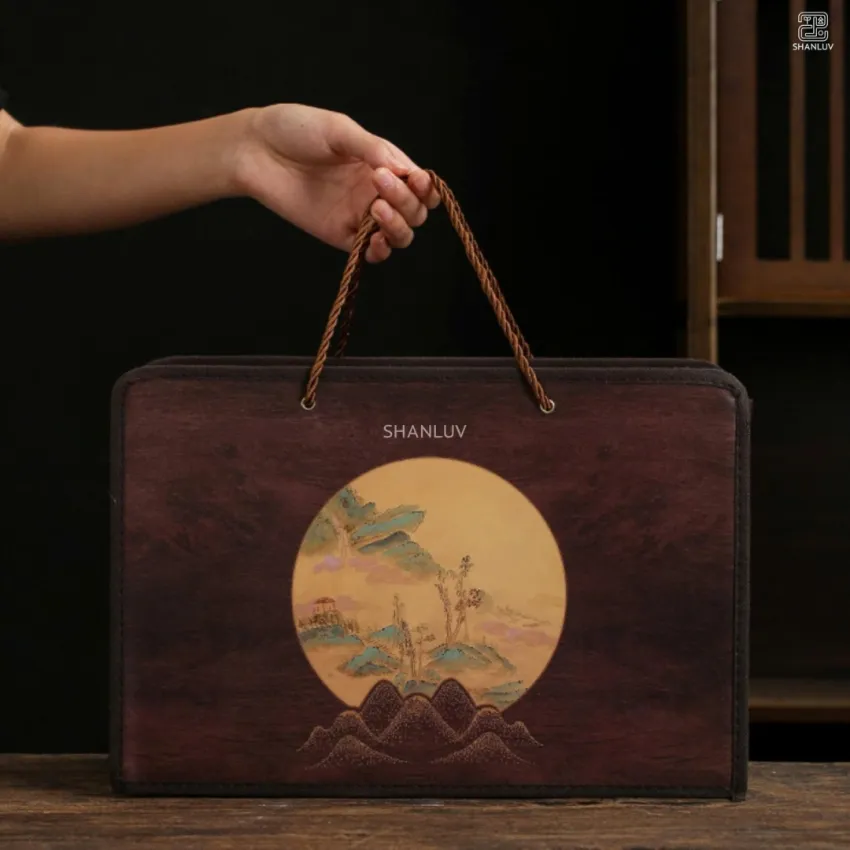 Supreme Tea King Gift Box, Touching Vietnamese Heritage, Snow Shan Tea & Oolong Tea Gift Set, Exclusive Gift Box, Corporate Gift, Vietnamese Souvenirs Supreme Tea King Gift Box, Touching Vietnamese Heritage, Snow Shan Tea & Oolong Tea Gift Set, Exclusive Gift Box, Corporate Gift, Vietnamese Souvenirs