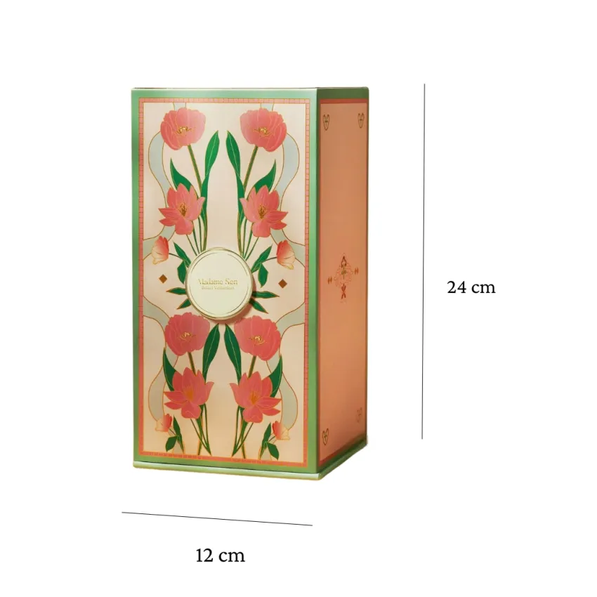 "Garden Memories" Mid-Autumn Gift Box, Love In Warm Moon Festival, 4 Premium Moon Cake Gift Set, Exclusive Design Box, Mid-Autumn Gift For Partners "Garden Memories" Mid-Autumn Gift Box, Love In Warm Moon Festival, 4 Premium Moon Cake Gift Set, Exclusive Design Box, Mid-Autumn Gift For Partners