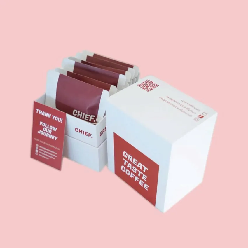 Great Taste Coffee Gift Set, Delicious Flavor Perfectly Preserved Here, Stainless Steel Coffee Cup, Modern Design, Gift For Colleague, Corporate Gift