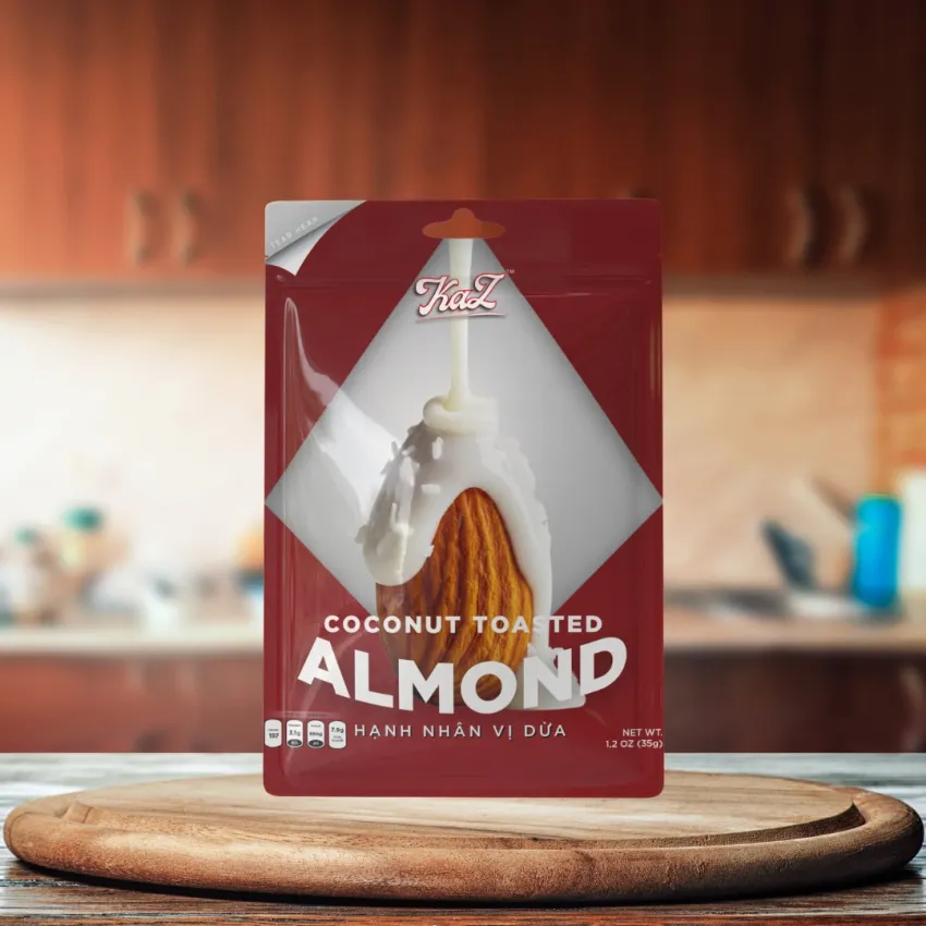 Coconut Flavored Almonds, Sweet Creamy Harmonious Temptation, Crispy Melting Almond Snack, Safe Ingredients, Healthy Snack, Light Food, Gift For Friends