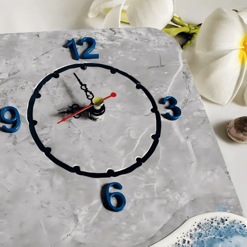 Personalized Epoxy Resin Ocean Wave Desk Clock, Waves Overflowing With Inspiration, Art Clock, Home Decoration, Housewarming Gift, Personalized Gift Personalized Epoxy Resin Ocean Wave Desk Clock, Waves Overflowing With Inspiration, Art Clock, Home Decoration, Housewarming Gift, Personalized Gift
