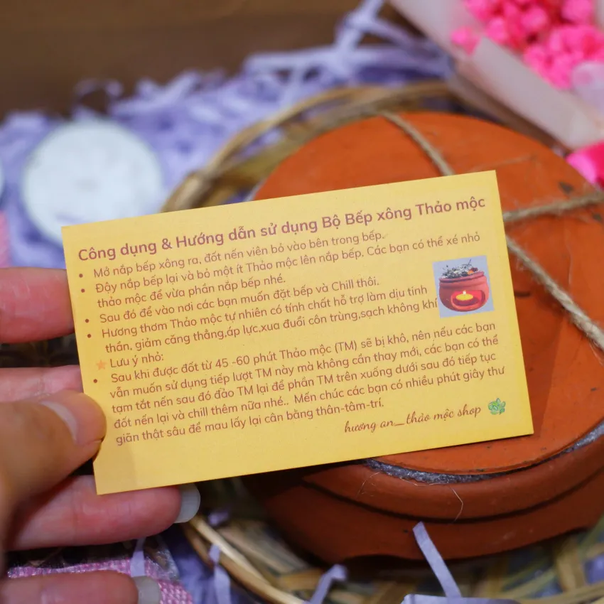 Hộp Quà Tặng Thảo Mộc Thư Giãn Tinh Thần, Mang An Yên Về Từ Thiên Nhiên, Set Quà Bếp Xông Cùng Nến Viên & Túi Thảo Mộc, Quà Cho Mẹ Bỉm, Quà Tặng Sức Khỏe Hộp Quà Tặng Thảo Mộc Thư Giãn Tinh Thần, Mang An Yên Về Từ Thiên Nhiên, Set Quà Bếp Xông Cùng Nến Viên & Túi Thảo Mộc, Quà Cho Mẹ Bỉm, Quà Tặng Sức Khỏe