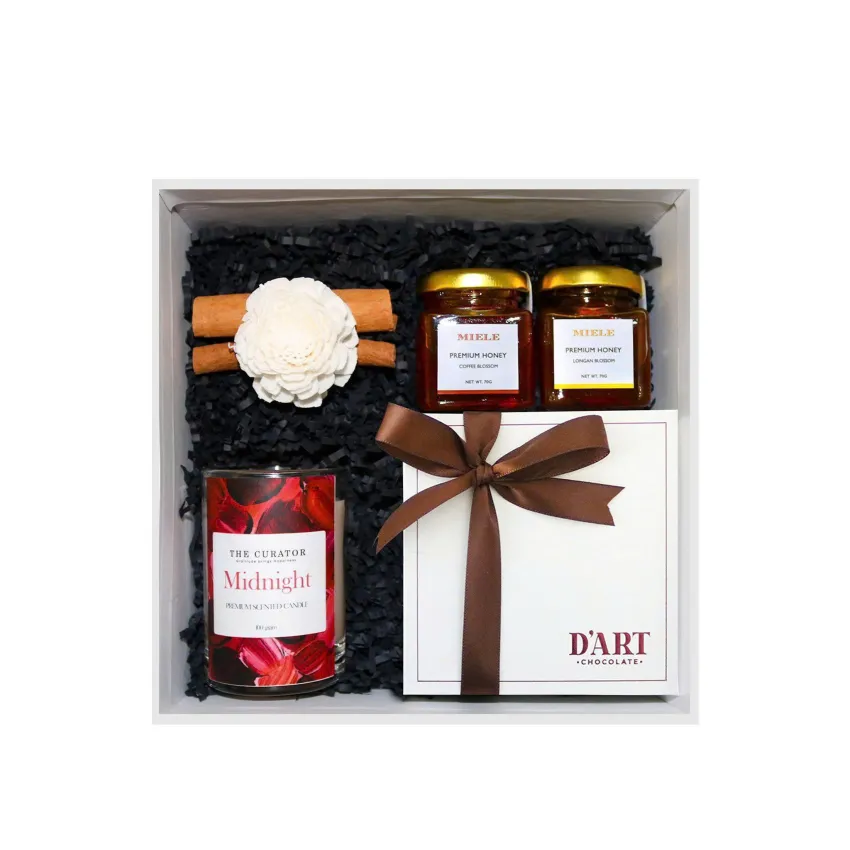 Hộp Quà "Sweet Time", Niềm Vui Qua Từng Tầng Vị, Set Quà Nến Thơm Kèm Mật Ong & Socola, Quà Tặng Đặc Sản Việt Nam, Quà Tặng Doanh Nghiệp Cao Cấp Hộp Quà "Sweet Time", Niềm Vui Qua Từng Tầng Vị, Set Quà Nến Thơm Kèm Mật Ong & Socola, Quà Tặng Đặc Sản Việt Nam, Quà Tặng Doanh Nghiệp Cao Cấp
