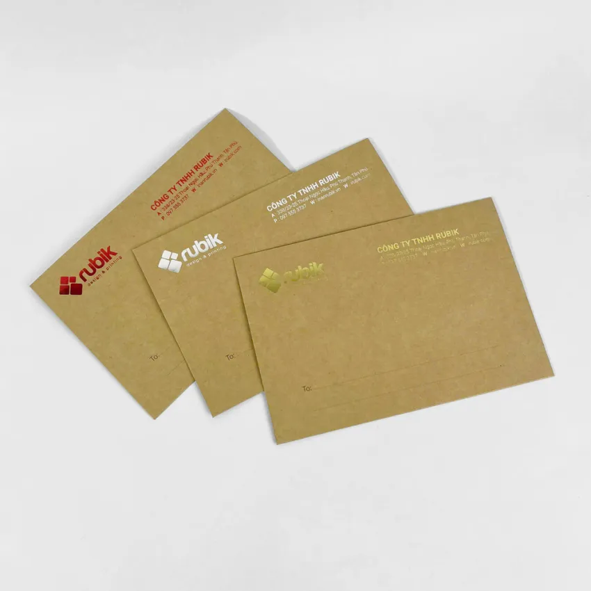 Set 10 Bao Thư Giấy Kraft A5, Dấu Ấn Hoài Cổ, Phong Bì Thư A5 Có Nút Cột, Bao Thư Sang Trọng, Hỗ Trợ In Theo Yêu Cầu, Tiện Lợi Mọi Dịp, Quà Tặng Thủ Công