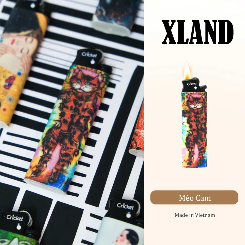 Cat Painting Collection Lighter, An Eye-Catching Accessory, Mysterious And Attractive Style, Unique Patterns, Gift For Friends