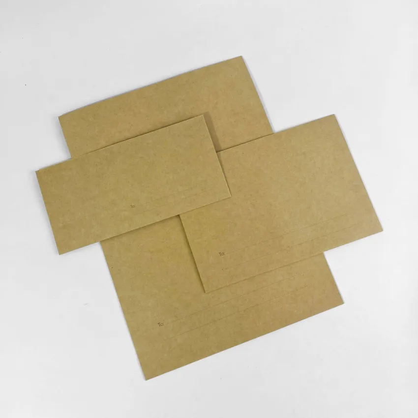 Combo Of 30 Kraft Paper Envelopes In Multiple Sizes, A4 A5 & A6, 10 Envelopes Each, Premium Kraft Envelopes, Custom Printed Business Envelopes