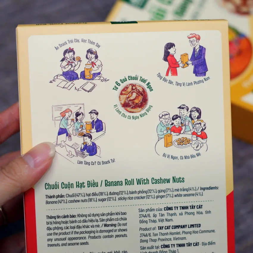 Combo Of 6 Tropical Fruit Roll Boxes, Authentic Traditional Flavor, Tropical Fruit Snack, Southern Vietnam Specialty, Healthy Gift, Gift For Colleagues