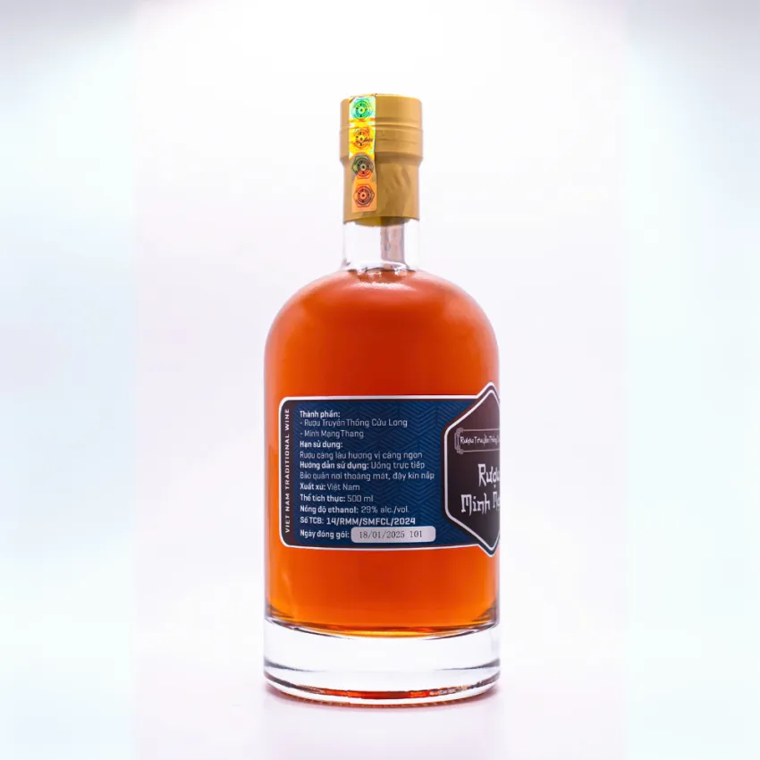Cuu Long Traditional Minh Mang Herbal Wine 500ml, Oriental Medicine Essence, Medicinal Wine, Good for Joints, Corporate Gift, Vietnamese Gifts