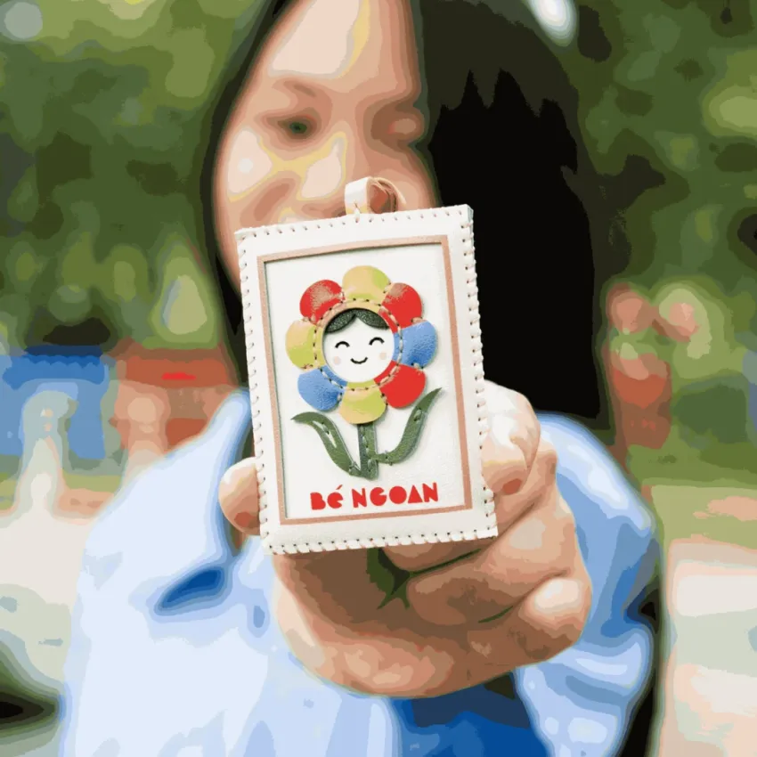 Móc Khóa Da Chủ Đề Việt Nam, Niềm Kiêu Hãnh Qua Từng Chi Tiết, Charm Túi Xách Da, Vẽ Tay Tinh Xảo, Phụ Kiện Thủ Công, Quà Lưu Niệm Việt Nam Nhỏ Gọn