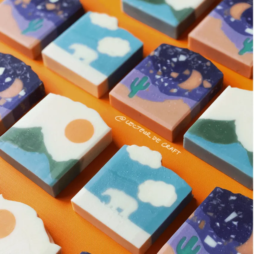 Artisan Soap Bar, Impressive Appearance, Handmade Soap Gift Box, Delicate Fragrant Soap, Natural Ingredients, Unique Gift For Her, Women's Day Gift