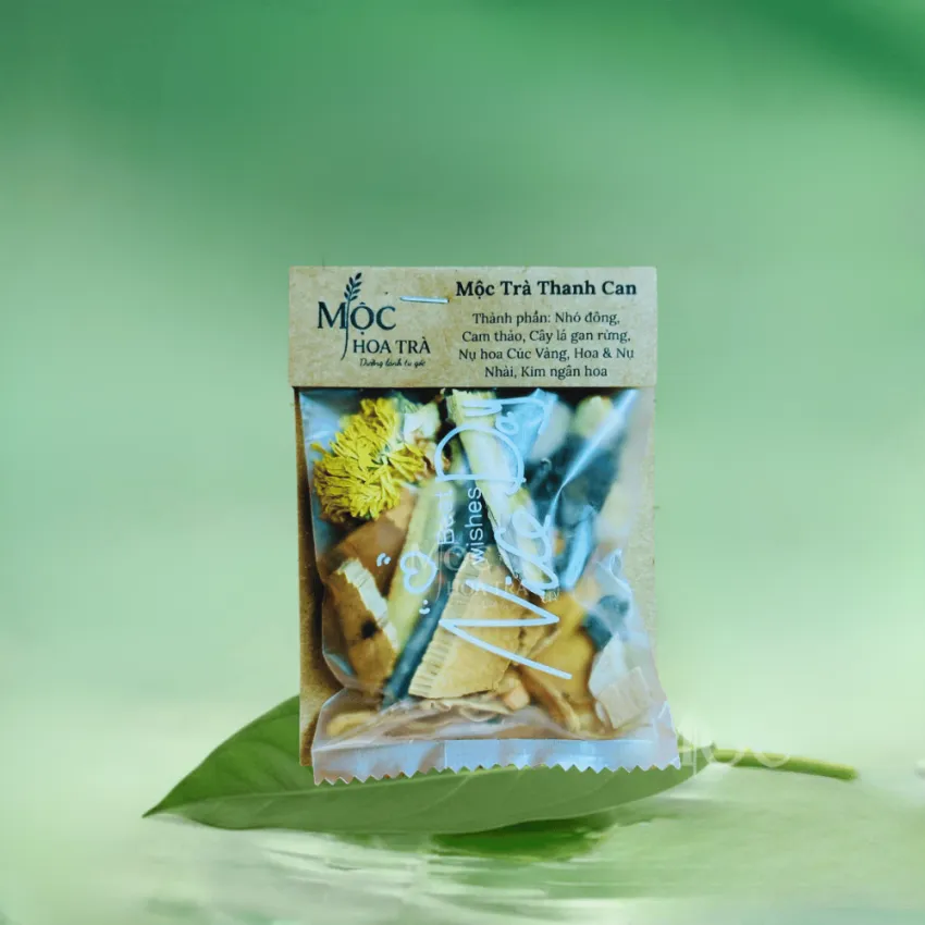 Mộc Trà Thanh Can, Trà Thảo Mộc 6 Vị Hỗ Trợ Mát Gan, Trà Giải Nhiệt Hiệu Quả, Trà Thảo Mộc Thanh Lọc Cơ Thể, Gói Quà Chỉn Chu, Quà 20/10, Quà Cho Nữ