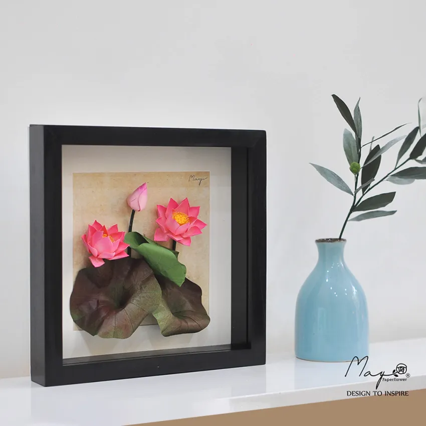 Paper Flower Painting. Personalized gifts Paper Flower Painting. Personalized gifts