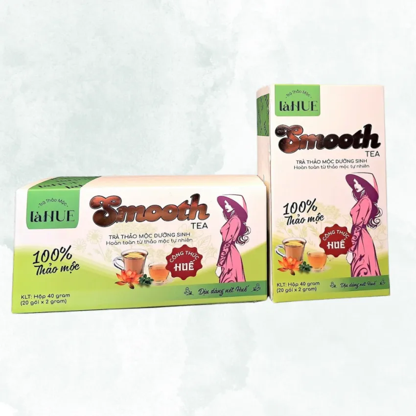 Trà thảo mộc Smooth dạng túi lọc, kết tinh từ đất Huế với công thức độc quyền—trà thiên nhiên dưỡng sinh, thanh nhiệt, món quà tặng sức khỏe ý nghĩa Trà thảo mộc Smooth dạng túi lọc, kết tinh từ đất Huế với công thức độc quyền—trà thiên nhiên dưỡng sinh, thanh nhiệt, món quà tặng sức khỏe ý nghĩa